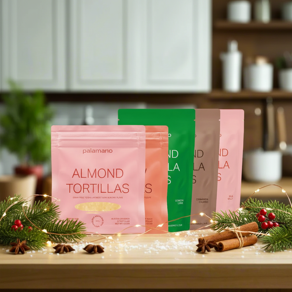 Christmas with gluten-free healthy food